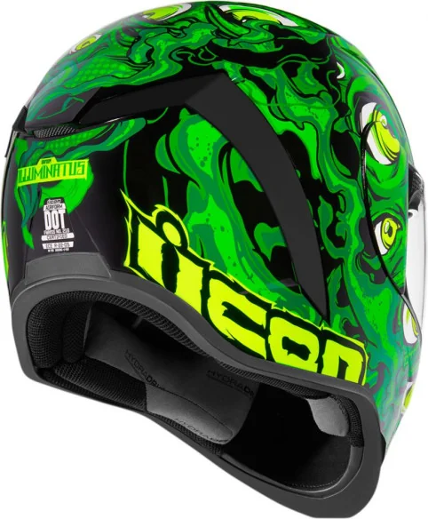 Casca Moto Full-Face Airform Illuminat Green 2021