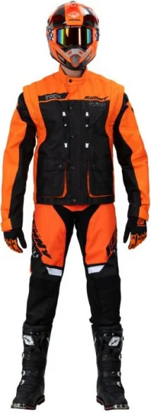 Geaca Moto MX Track Black Orange 2021