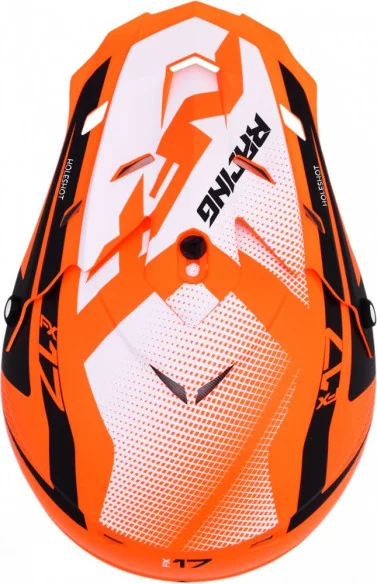 Casca Moto MX FX-17 Holeshot Offroad Matte Neon Orange Black White 2021