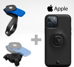 Kit Suport Telefon Moto pe Ghidon Amortizor Vibratii Carcasa Telefon Apple