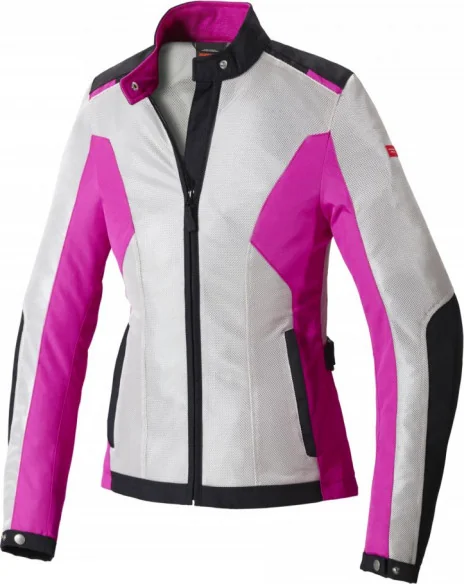 Geaca Moto Textila DamaSolar Net Black Fuchsia 2020