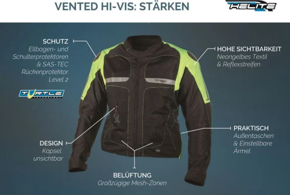 Geaca cu Airbag Moto Vented Turtle