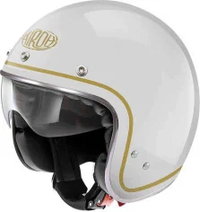Casca Moto Jet Riot White Gloss