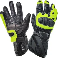 Manusi Moto Piele ADRENALINE LYNX SPORT CE Black Yellow 2021