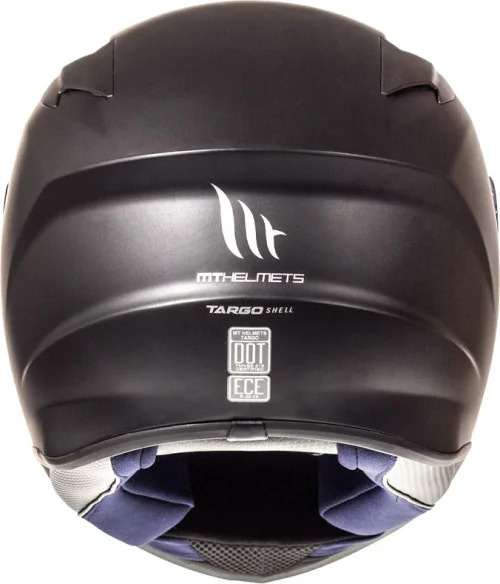 Casca Moto Full-Face Targo Solid A1 Matt Black 2021
