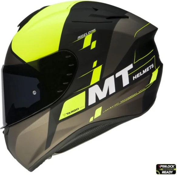 Casca Moto Integrala Targo Rigel A3 Yellow Fluor Matt 2021