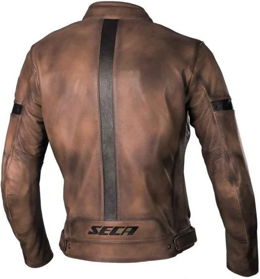Geaca Moto Piele R-Tro Brown 2021