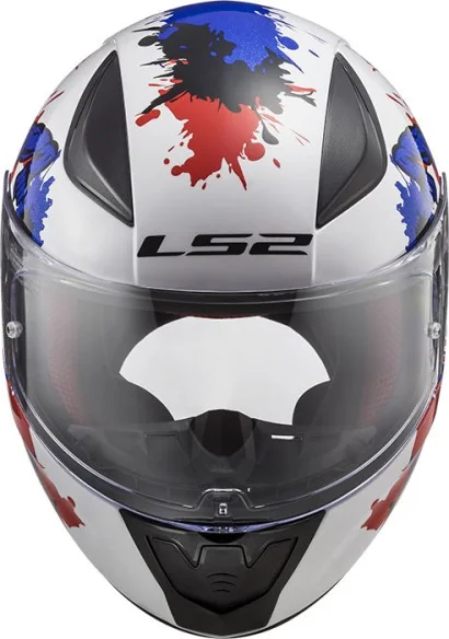 Casca Moto Full Face Copii FF353 Rapid Mini Monster Alb Albastru 2021