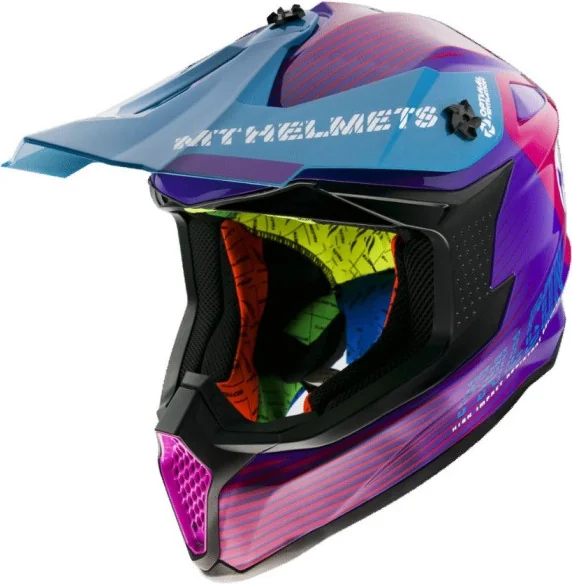 Casca Moto MX Falcon System B8 Gloss Pink 2021