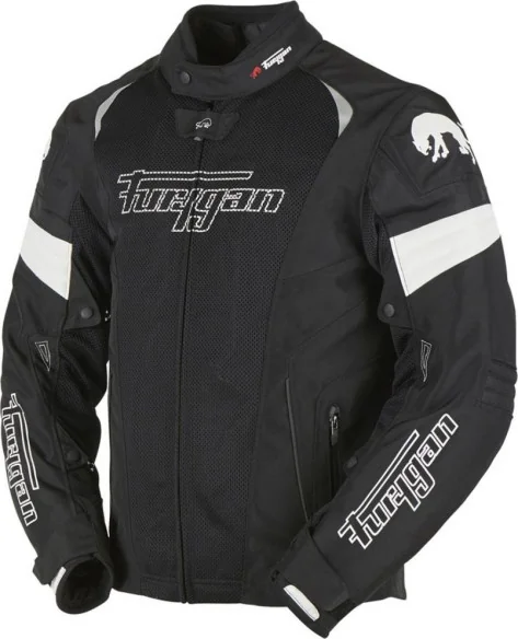 LICHIDARE STOC Geaca Moto Textila Spark Vented 3 In 1 Black White