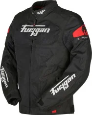 Geaca Moto Textila Atom Vented Negru Rosu 2020