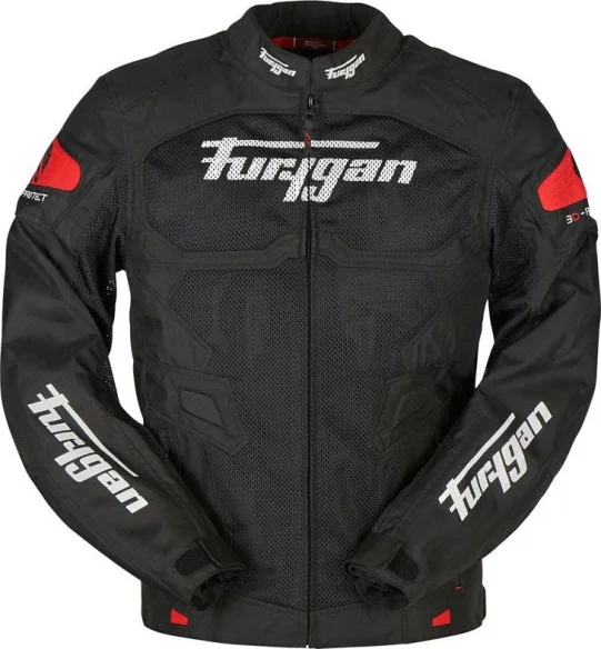 Geaca Moto Textila Atom Vented Negru Rosu 2020