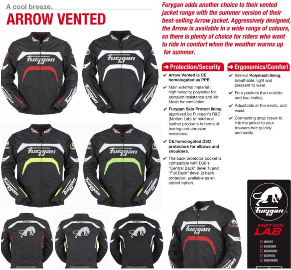 Geaca Moto Textila Vara Arrow Vented 18