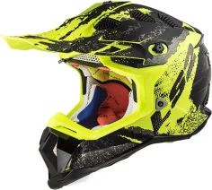 Casca Moto MX MX470 Subverter Claw Negru Galben Mat 2021