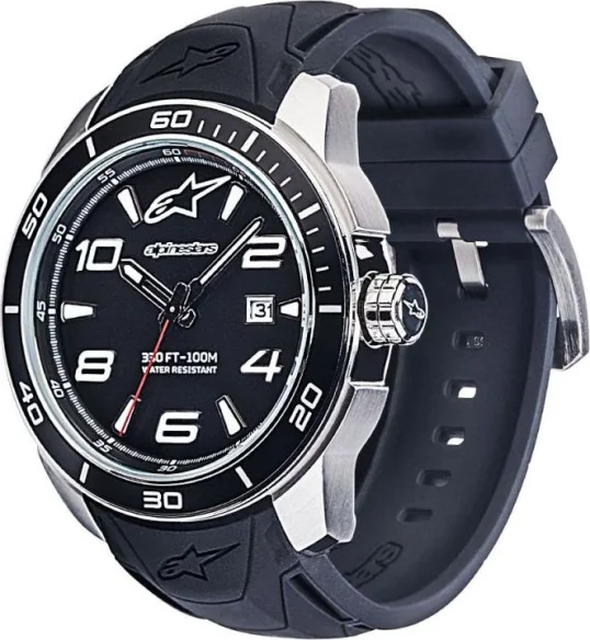 Ceas Satinated Steel Black