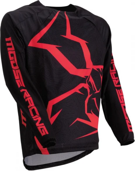 Tricou M1 Agroid Black Red 2019