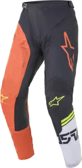 Pantaloni MX Racer Tech Compass Multicolor Portocaliu 2021