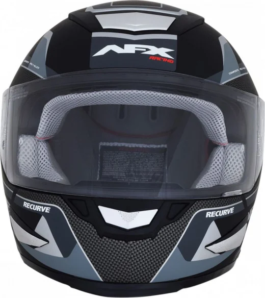 Casca Moto Full-Face FX-99 Recurve Street Matte Black Gray 2021
