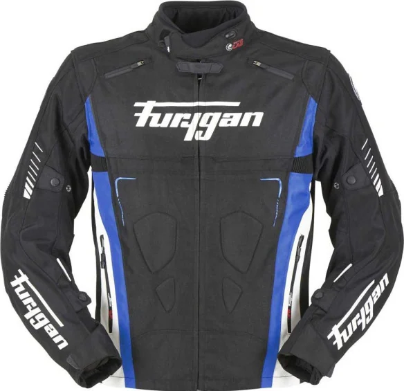 LICHIDARE STOC Geaca Moto Textila Imepermeabila Vortex Black White Blue 2019