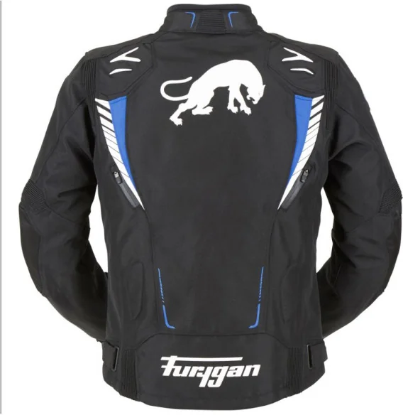 LICHIDARE STOC Geaca Moto Textila Imepermeabila Vortex Black White Blue 2019