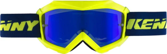 Ochelari Copii Track Yellow Fluo Lentila Oglinda Albastru