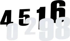 Race Number 8 Black