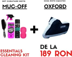 Essentials - Husa OXFORD Moto Ploaie Set Curatare MUC-OFF
