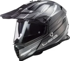 Casca ATV Pioneer Evo Knight MX436 Alb Titanium 2021