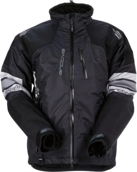 Geaca Snow Insulated Mech S7 Textile Negru Gri Hi-Vis