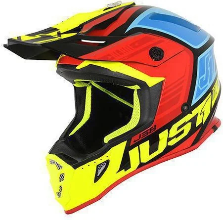 Casca MX J38 Blade Black Yellow Red Blue Casca MX 2021