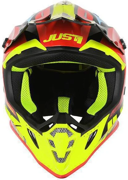 Casca MX J38 Blade Black Yellow Red Blue Casca MX 2021
