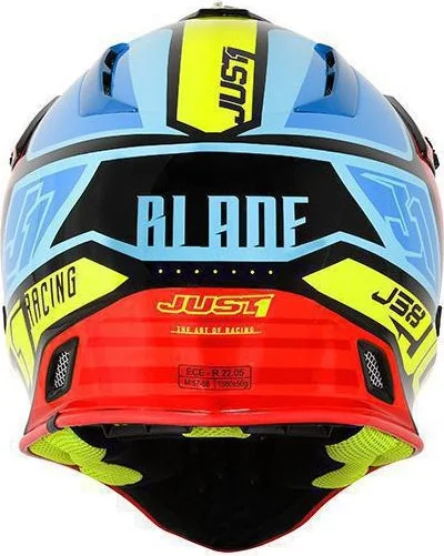 Casca MX J38 Blade Black Yellow Red Blue Casca MX 2021
