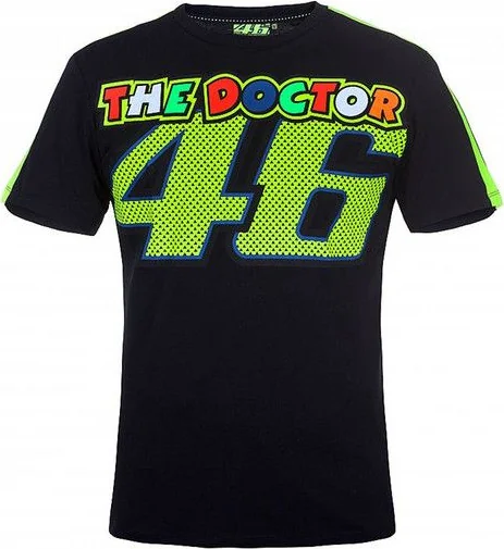 Tricou VR46 The Doctor Black