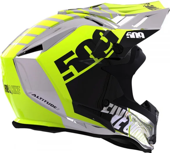 Casca Altitude Carbon Fiber Fidlock ECE Chromium Hi-Viz