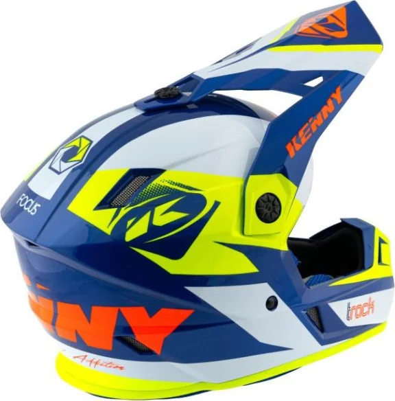 Casca Moto MX Track Navy Neon Yellow 2021