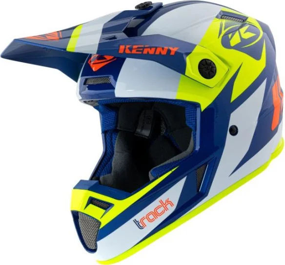 Casca Moto MX Track Navy Neon Yellow 2021