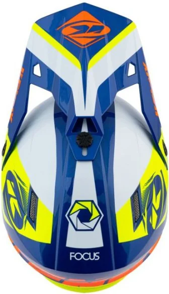 Casca Moto MX Track Navy Neon Yellow 2021