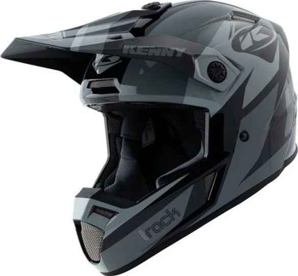 Casca Moto MX Track Black Grey 2021