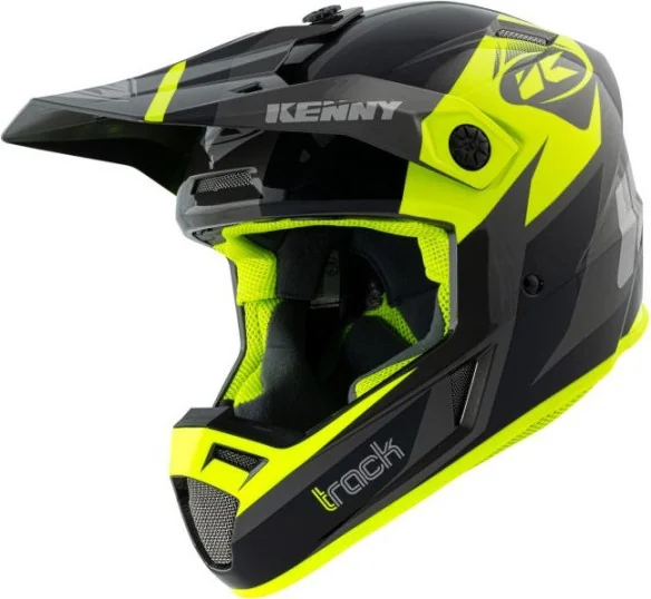 Casca Moto MX Track Black Neon Yellow 2021