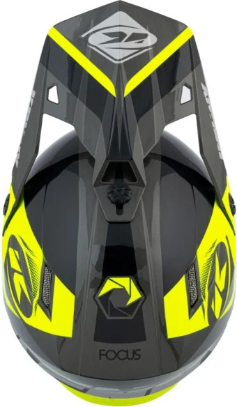 Casca Moto MX Track Black Neon Yellow 2021