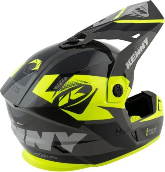 Casca Moto MX Track Black Neon Yellow 2021