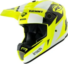 Casca Moto MX Track White Neon Yellow 2021
