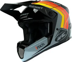Casca Moto MX Track Victory Black Grey Orange 2020