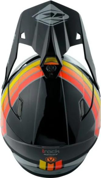 Casca Moto MX Track Victory Black Grey Orange 2020