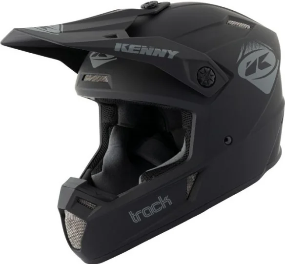 Casca Moto MX Track Solid Black 2021