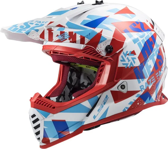 Casca Moto MX Copii MX437 Fast Evo Mini Funcky Red 2021