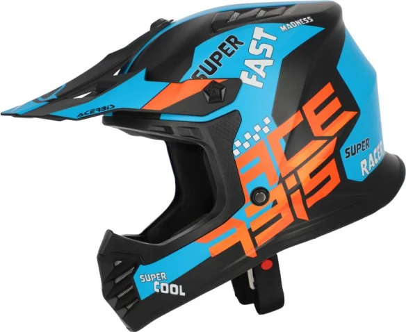 Casca Moto Enduro Copii Profile Black Orange