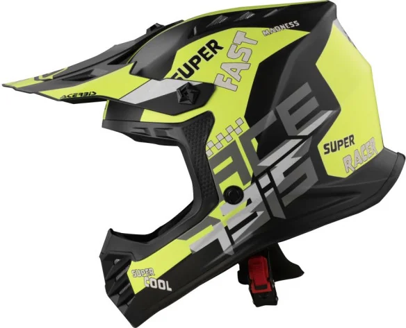 Casca Moto Enduro Copii Profile Black Yellow