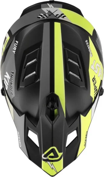 Casca Moto Enduro Copii Profile Black Yellow