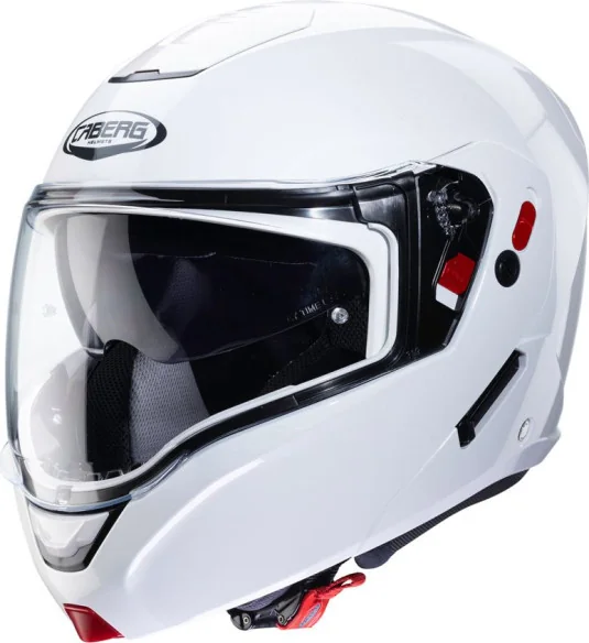 Casca Moto Flip-Up Caberg Horus X Alb Metalic Glossy